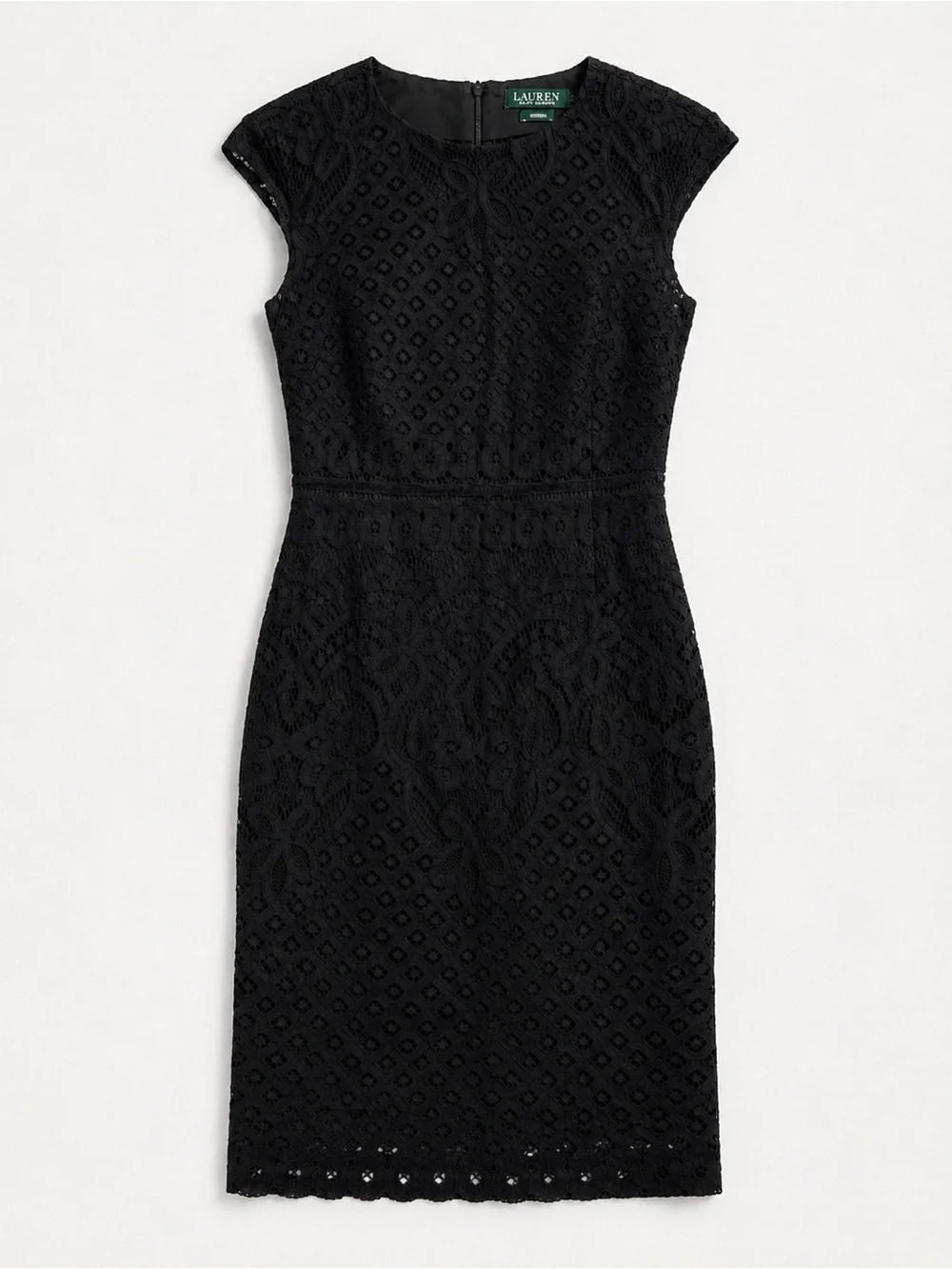 Lauren Ralph Lauren | Lace Sheath Cocktail Dress NWT Size 4 Classic LBD